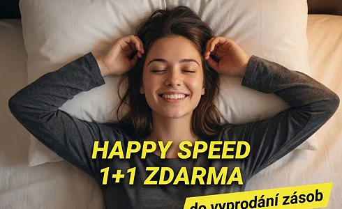 Výprodej 1+1 Happy speed