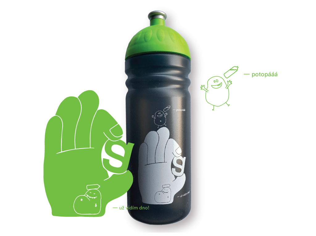 Zdravá lahev® - zelená,  0,7l